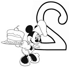 Printable disney mickey mouse pdf coloring pages. Minnie Mouse Birthday Coloring Sheet Novocom Top