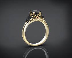 Maybe you would like to learn more about one of these? Aranea 1 20ct Natural Black Diamond Gold Spider Engagement Ring