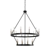 The black chandelier in an already black and white seems completely at home even while giving the space a refined, modern appeal. Black Finish Chandeliers You Ll Love In 2021 Wayfair