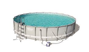 Bestway Power Steel 24 X 52 Frame Swimming Pool Set With Pump Ladder And Cover Walmart Com In 2020 Swimming Pools Bestway Above Ground Swimming Pools