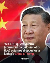 🇨🇳 El desafiante mensaje de China a Trump: "Si EEUU quiere guerra  (comercial o cualquier otro tipo) estamos dispuestos a luchar”. Detalles 👉  http://uni.vi/Oxc61061q6T