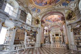 The whole thing is a complete work of art. Admont Abbey Library Wikipedia
