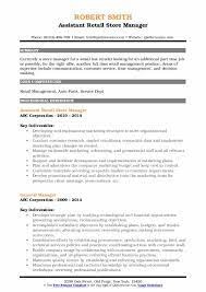Store manager job description template: Retail Store Manager Resume Samples Qwikresume
