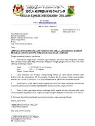 Surat Jemputan Ceramah Kesihatan