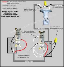 3 way light switch wiring. Wiring 3 Way Switch Power At Light