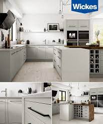 Consider ever surface to create your grey kitchen scheme, from walls to worktops and everything in between. The Radley Kitchen As Seen As Part Of The Wickes Homes On 4 Sponsorship Our Favourite New Handle Colo Kitchen Design Black Kitchen Handles Kitchen Interior