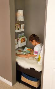 Kids Reading Nook Added To A Closet Reading Nook Kids Book Nook Kids Reading Nook Closet