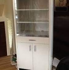 With glass, everything lining the cabinet shelves needs to be. Steel Cabinet With Sliding Glass Doors