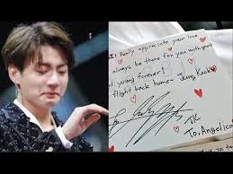 Bts Members Sent Handwritten Letters To This Fan Who Has Incurable Disease Here What She Do Youtube