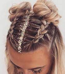 The #cghbandedtwist is a combination of twists and banded ponytails.this. Pin By Talur Homann On My Friends I Hair Styles Nye Hairstyles Festival Hair Hair Styles