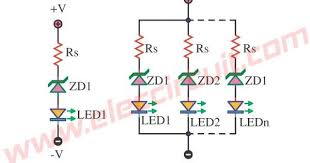 Very Simple Voltage Level Indicator By Led And Zener Diode