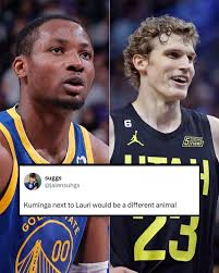 Kuminga & Markkanen playing together would destroy the league. 😈