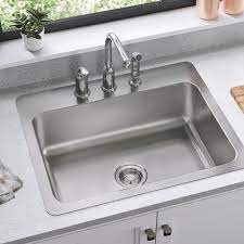 Maybe you would like to learn more about one of these? Dayton Drop In 27 Stainless Steel 3 Hole Single Bowl Kitchen Sink At Menards