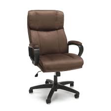 Ofm Essentials Collection Plush High Back Microfiber Office Chair In Brown Ess 3081 Brn Walmart Com Adjustable Office Chair Plush Office Chair Office Chair