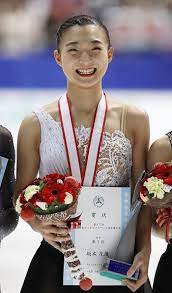kaori sakamoto poses after winning japan s national figure skating poses figure skating japan