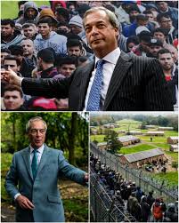 🔴 Nigel Farage has said that Reform-run councils could stop housing  migrants who arrive in Britain under government resettlement schemes. The  Reform leader said his party would “look very hard at leaving”