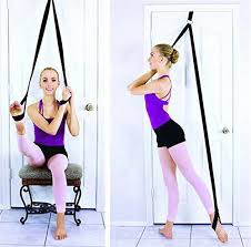 Door Stretch Band Get More Flexible With The Door Flexibility Trainer To Improve Leg Stretching Perfect Home Eq Dance Stretches Ballet Stretches Yoga Poses