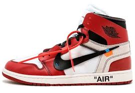 Nike X Virgil Abloh Off White Air Jordan 1 Retro High Og The Ten White Black Varsity Red Aa3834 101 Air Jordans Sneakers Men Fashion Sneakers