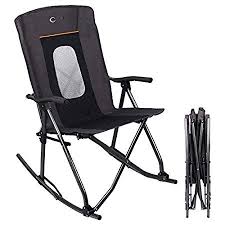 Portal Folding Rocking Chair Comes With A Headrest And Solid Padded Armrests With A Unique Folding In 2020 Rocking Chair Camping Rocking Chair Outdoor Rocking Chairs