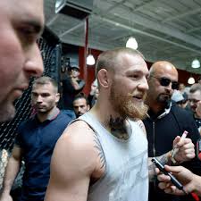 This haircut is a buzz cut with a number 3 on top and skin fade on the back and sides. Conor Mcgregor Heads To Barbers For Pre Fight Haircut Ahead Of Ufc 196 Showdown With Nate Diaz Mirror Online