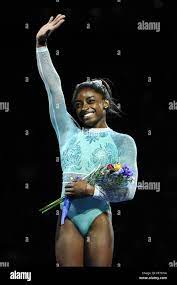 Boston Massachussetts Usa 19th Aug 2018 Simone Biles Won The All Around At The Competition Held At Td Garden In Boston Massachusetts Credit Amy Sanderson Zuma Wire Alamy Live News Stock Photo Alamy