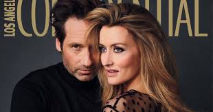 David Duchovny & Natasha McElhone for LA Confidential