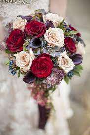 Stunning Fall Bridal Bouquet Antique Hydrangea Black Pearl Roses Quicksand Roses Plum Calla Lily Deep Pur Fall Wedding Bridal Bouquet Fall Wedding Flowers
