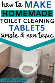 Allow the cleaner to sit for several minutes. How To Make Homemade Toilet Cleaning Tablets Earth Friendly Tips