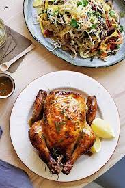 Citrus Brined Roast Chicken Recipe Roast Chicken Recipes Roast Recipes