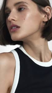 Chic contrast Top Mia