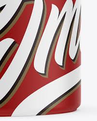 Jar packaging mockup which displays in 5400 x 4000 pixels resolution at 300 dpi a 250 ml glass jar with its label and its packaging box. Plastic Jar Mockup In Jar Mockups On Yellow Images Object Mockups