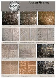 Faux tin tiles are made of mineral fiber and embossed to exhibit the flair of the 1800's. Tin Can Be Used For Walls Ceilings Backsplashes They Don T Have To Be Just One Colour Faux And Distress Tin Backsplash Kitchen Tin Ceiling Faux Tin Ceiling