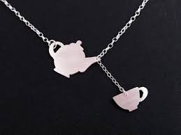 I Love Offbeat Melody S Stuff Especially The Teapot And Teacup Necklace And The Little Girl Flying A Kite Neck Tea Jewelry Teapot Necklace Tea Cup Necklace