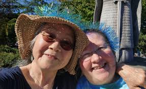 Photos from today's Seabold Sister ReSisters rally. High energy  enthusiastic response, including from our local Buddhist Monks. Susan  Griggs Carol Claudia Gorbman Christine Rena Bee and Pam Keeley  .♥️♥️♥️♥️♥️♥️ Great Team!!!