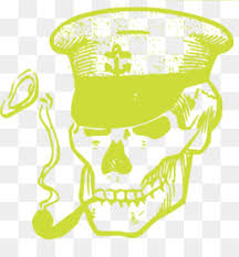 Gambar tengkorak keren kepala api. Skull Logo
