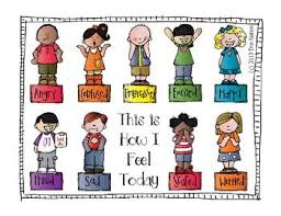 feelings charts for early childhood students feelings