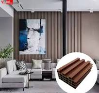 Top Quality PVC Co-Extrusion Home Decor Decoration Indoor Panel De Pared  WPC Wall Panel