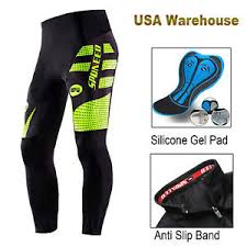 Details About Mens Bike Pants Padded Cycling Lycra Trousers Stretchy Tights Cyclist Clothing