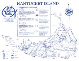 Nantucket Fishing 2017 Calendar Map And Guide
