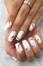33 Hottest Marble Nails Ideas Marble Acrylic Nails Cute Nails Nail Designs