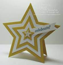 Easy Star Shaped Card Shaped Cards Star Shape Inspirational Cards