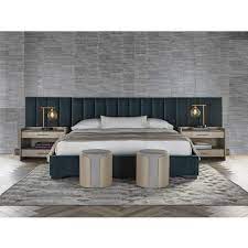 Alaina Modern Classic Dark Green Upholstered Channel Tufted Wall Panel Bed Queen King Bedroom Sets Upholstered Walls Wall Bed