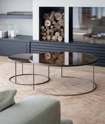 Gold coast mirrored round coffee table brimming with luxury; Aged Mirror Nesting Coffee Table Set 3 Colors Nesting Coffee Tables Round Nesting Coffee Tables Coffee Table