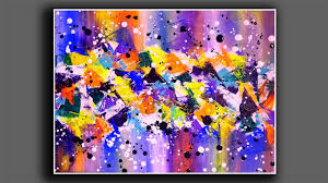 Maybe you would like to learn more about one of these? Simple Creative Modern Abstract Painting Demonstration Fun With Acrylics A4 Paper Technique Youtube