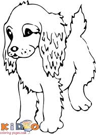 6 cocker spaniel coloring page. Printable Coloring Page Cocker Spaniel Cute Dog Coloring Pages Cocker