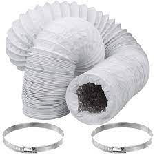 1 standard dryer vent duct (can be found on amazon). Air Duct Clothes Dryer Duct Abuff Duct Hose 5 Inch By 12 Feet Flexible 4 Layers