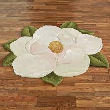 Carreen Magnolia Flower Shaped Rugs Flower Rug Magnolia Decor Magnolia Nursery Decor