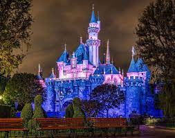 Castle Night View Disneyland