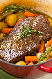 On christmas, we try to have a meal that we wouldn't have other days of the standing prime rib roast is a classic christmas favorite and makes a striking centerpiece on the holiday table. Classic Pot Roast With Potatoes And Carrots Cooking Classy