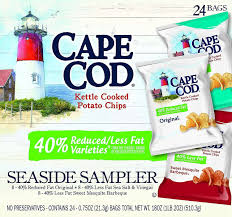 You'd need to walk 36 minutes to burn 130 . Buy Cape Cod Potato Chips Reduced Fat Kettle Cooked Seaside Sampler 24 Count Variety Pack Online In Turkey B013ub2buc